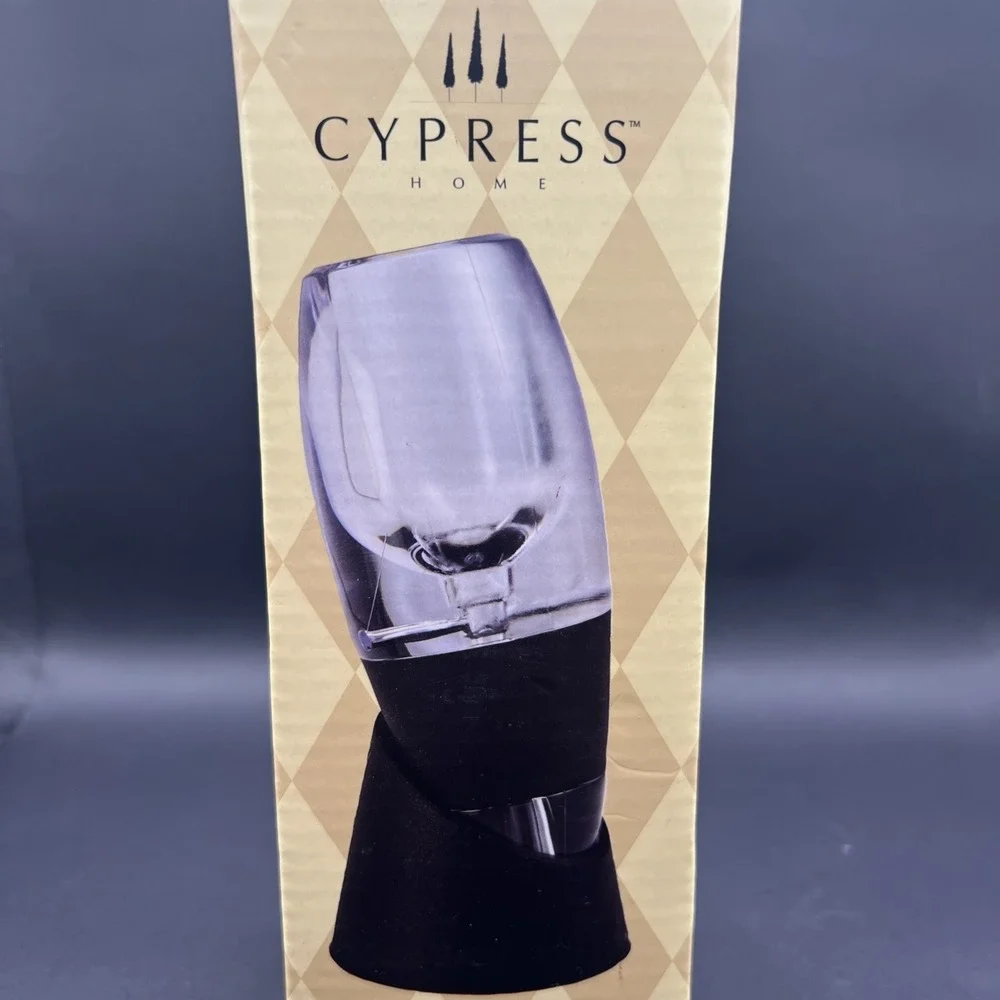 Cypress Home Wine Aerator With Stand